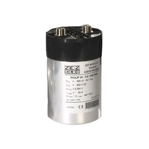DC link cylindrical capacitor PVAJP 24-1.1/415